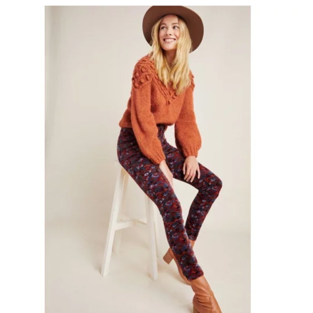 Pilcro High Rise Skinny Velvet Jeans